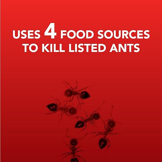 Ortho Home Defense Ant Bait Traps, Outdoor & Indoor Ant Killer, 10 Metal Stations with 4 Food-Based Attractants, Child-Resistant Design, Formulated with Abamectin B1, Ready-to-Use Bait Station