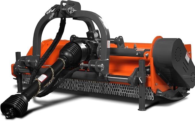 63" Heavy Duty PTO Flail Mower with Hydraulic Side Shift 3 Point 50-75 hp, Model KDK63H
