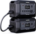 OUPES Mega 2 2500W Portable Power Station with 2048Wh B2 Smart Extra Battery, Up to 4096Wh Lifepo4 Home Battery Backup with Expandable Capacity, Solar Generator for Home Use, Blackout, Camping, RV
