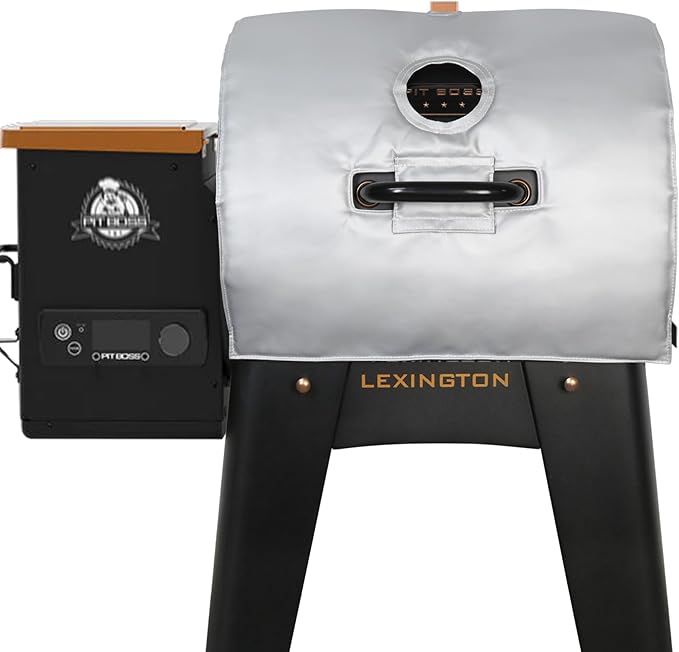 Lexington Insulated Cover for Pit Boss 500 Seriew Grill Thermal Insulation Blanket Navigator Sportsman 540 550 Wood Pellet Smoker Replacement Parts PB500NX PB500SP PB550G Accessory