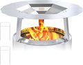 One-Piece Heat Deflector for Solo Stove Bonfire 19.5", Stainless Steel Heat Diffuser Accessories for Bonfire Fire Pit with 3 Leg for Most 19.5 inches Outdoor/Indoor Backyard Camping Fire Pit Stove