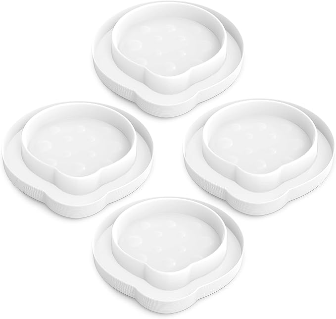 ASPECTEK Bed Bug Detector and Interceptor - Safe, Eco-Friendly Bug Trap for Monitoring and Prevention, Effective Bed Bug Traps for Home Use, Pack of 4, White
