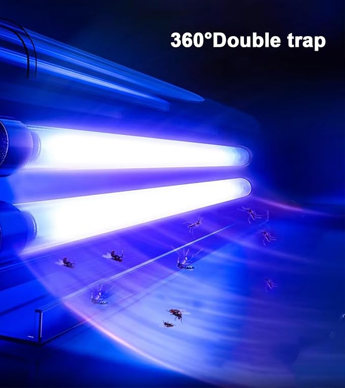 20W Electric Indoor Bug Zapper, Mosquito Trap with UV Light, Insect Eliminator for Home, Office, Restaurant