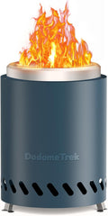 Tabel Top Fire Pit Mini, Portable Firepit Outdoor, 5.5 Inch Tabletop Firepit Blue