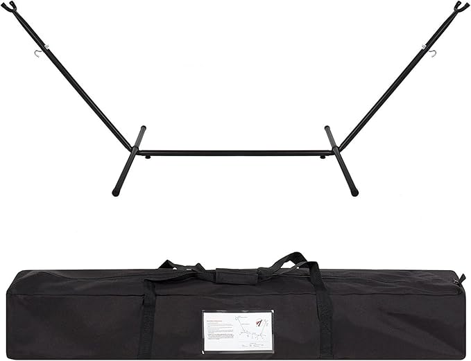 MEDA 50038 Hammock Stand, Red Stripes