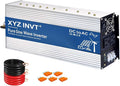 3500W Pure Sine Wave Inverter 12V to 120V AC, 7000W Peak Power - Portable Power Converter for Solar System, Off-Grid Home, RV, Truck & Camping