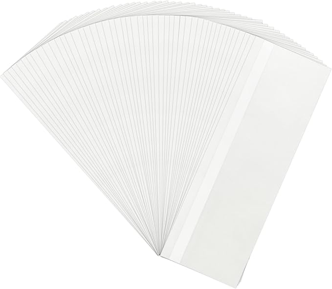 Window Fly Traps Indoor Clear 50 Pack, Sticky Fruit Fly Traps for Indoors, Fly Catchers for Inside Home