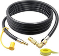 18FT Rv Quick Connect Propane Hose for Blackstone Grill, Rv Propane Adapter Extension Hose for Blackstone 17" 22" Griddle, Lp Quick Connect Rv Propane Hose, for Camp Chef Stove, Portable Fire Pit