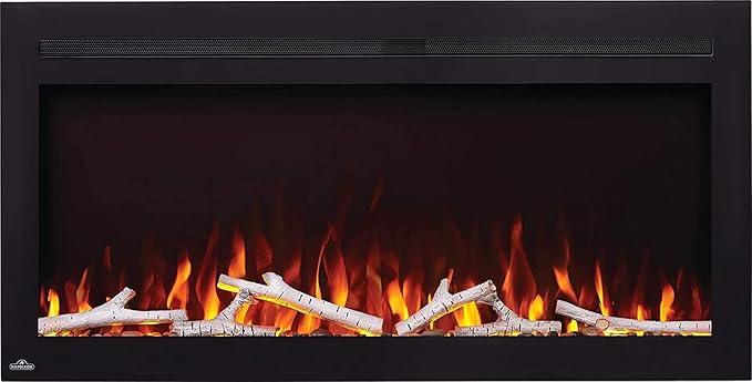 Napoleon Purview 42 inch Wall Mount Electric Fireplace - Black, NEFL42HI