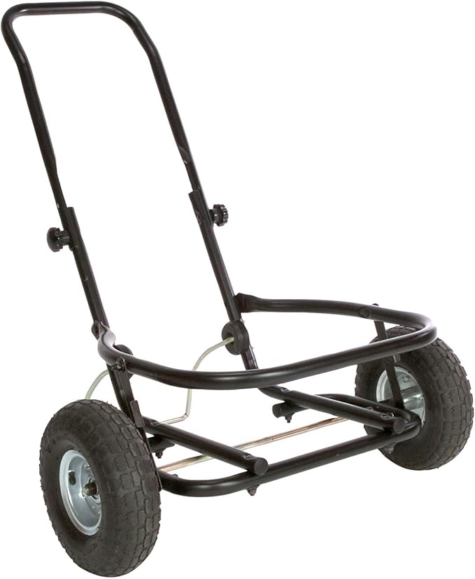 Miller 3-Pack Muck Cart Utility Wagon, 70-Quart Tub Compatible, 350-Pound Capacity – Foldable Two-Wheel Farm & Ranch Transport with Adjustable Handle, Pneumatic Tires, and Kickstand, CA500