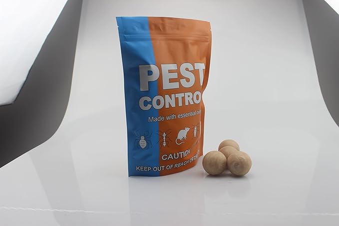 Pest Repellent, Mouse Repellent, Rodent Repellent for Indoor/Outdoor, Mice Repellent Indoor, Natural Rat Repellent for House, Keep Mice, Roach, Ant and Spider Away from Home, Protects 120 sq ft - 8P