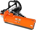 72" Heavy Duty PTO Drive 3 Point Offset Ditch Bank Verge Flail Mower for 70-110HP CAT 2 Tractor, 111'' Offset Distance,55°/90° Rotation Angle, 16 Hammers, Model AGF72