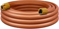 Worth Short Lead-in Hybrid Garden Hose 5/8 in. x 16 ft. -Kink Free, No Leaking, Male/Female Fittings -Heavy Duty Durable Flexible Lightweight Water Pipe -Brass Aluminum Ends for Household & Yard Use