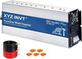2500W Pure Sine Wave Inverter 24V to 120V AC, 5000W Peak Power, Power Converter for Solar System, Off-Grid Home, RV, Truck & Camping