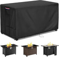 Fire Pit Cover Rectangular 70 Inch - Waterproof Outdoor Fire Table Cover Rectangle Heavy Duty, 600D Patio Propane Gas Firepit Cover Rectangular Tear Weather Resistant - 70 x 32 x 15 Inch