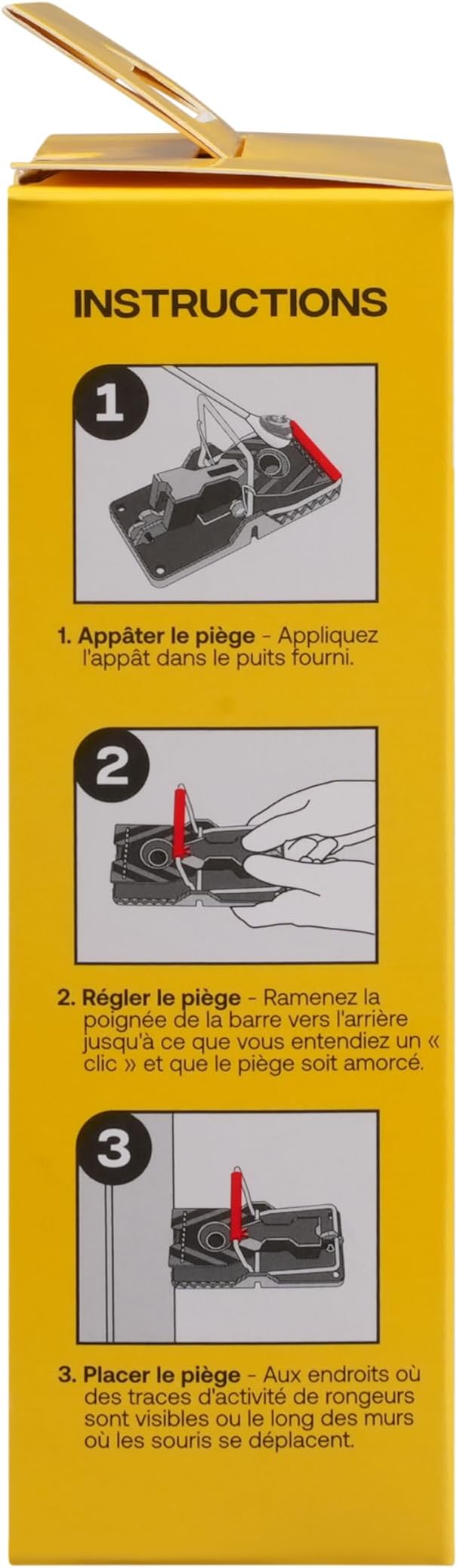 Victor Power Kill Mouse Trap - M142-3B - Easy to Set Rat Trap - Humanely and Quickly Kills Mice - Versatile Placement Options - 3 Pack