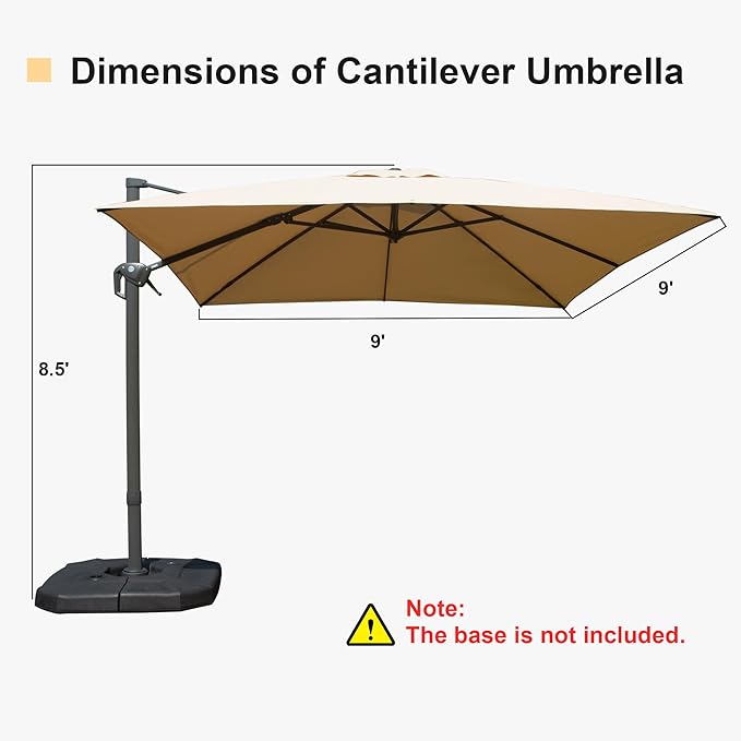 Domi Patio Cantilever Umbrella