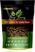SMOKRITE: Bay Leaves Wood Pellets for Smoker Grills, All 100% Natural Hard Wood BBQ Pellets for Outdoor Grills, Smoke, Roast, Burns Up to 30 Hours of Smoking 0.5 kg