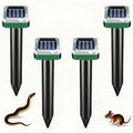 Solar-Powered Ground Vibrating Repellent – Keep Rats, Snakes, Rabbits & Hedgehogs Away from Your Garden, Lawn, Yard, Farm & Orchard!