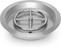 Stanbroil 13-Inch Drop-in Fire Pit Burner Pan, Round Fire Pit Insert for Propane & Natural Gas DIY Fire Table, Stainless Steel Firepit, BTU 88,000 Max