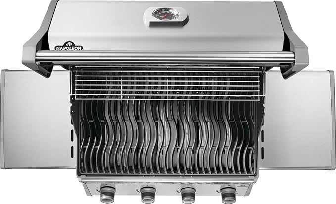 Napoleon Rogue 525 Propane Gas Grill, Stainless Steel, Durable 4-Burner Outdoor BBQ