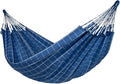 LA SIESTA Brisa Classic Hammock, Handmade, Weather-Resistant, Tear-Resistant Hammock for Indoor & Outdoor Relaxation, Size-Double - Marine