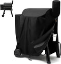 Pellet Grill Cover for Traeger Pro 22/575 Series with Waterproof Zipper, 600D Fade Resistant & Rip-Proof Smoker Fabric, Full-Length Grill Accessories for Century 22 and More (Cover Only)
