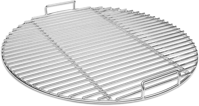 Big Poppa's Beefy Stainless Steel Grill Grate (21.5”) – Fits 55 Gallon Drum and Big Poppa's Drum Smoker Kit – Heavy-Duty Round Grill Grate Upgrade for Custom BBQ Setups