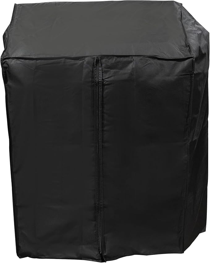 CT Copper Tailor 32 Inch Outdoor 4 Burner BBQ Gas Grill Cover, Black, Heavy Duty Waterproof 600D Oxford, 32" W x 26" D x 48.5" H
