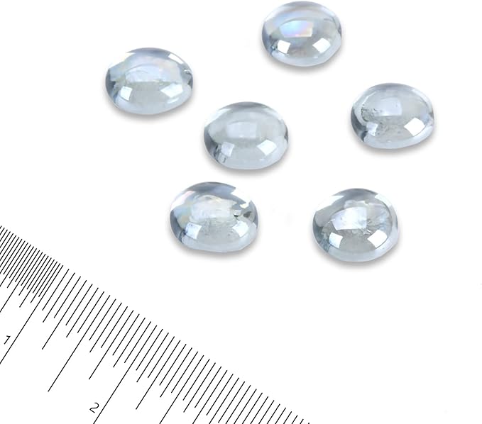GasSaf Clear Fire Glass Beads for Outdoor Fire Pit, Fireplace, Replaces Existing Gas Logs & Lava Rocks, 3/4 Inch Glass(20 Pound)(Crystal Clear Luster)