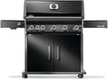 Napoleon Rogue PRO 625 Propane Gas Grill with Infrared Side Burner, Black, Durable 6-Burner Backyard Grill