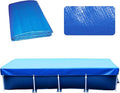 157 x 83 in Rectangle Pool Cover, 13x7 Rectangular Frame Swimming, 13 Foot Pool Cover, Durable PE Tarpaulin Dust Proof Rain Proof Garden Outdoor Above Ground Square Pools Cover (157''x83'')