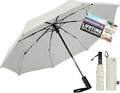 UV Travel Umbrella for Sun Protection & Rain, Compact Windproof Folding, Refined craftsmanship, Auto Open/Close, 43" Canopy with color coating, UPF 100+ UV Blocking, TSA Approved