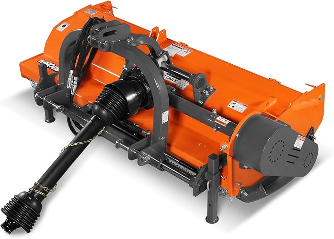72" Heavy Duty PTO Flail Mower with Hydraulic Side Shift 3 Point 50-75 hp, Model KDK72H