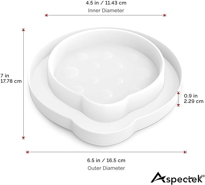 ASPECTEK Bed Bug Interceptors, Pack of 8 Pesticide-Free Traps and Insect Detectors, Effective Pest Control Solution with No Chemicals for Bed Bugs and Other Pests, White