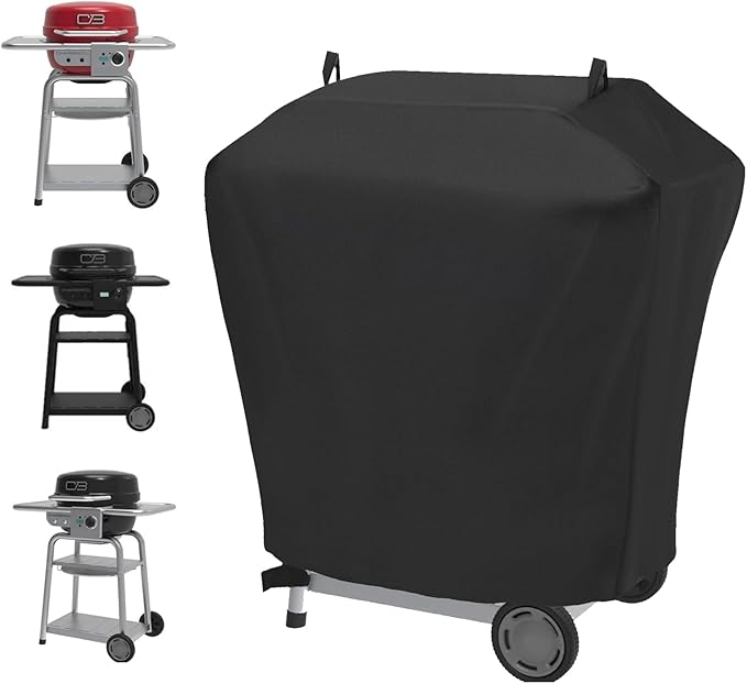 Cover for CharBroil Bistro Pro Electric Grill & Griddle, for CB1250073P4 Grill, 600D Heavy Duty Waterpoorf Outdoor Fade Resistant Charbroil Bistro Pro Cover, Outdoor Accessory