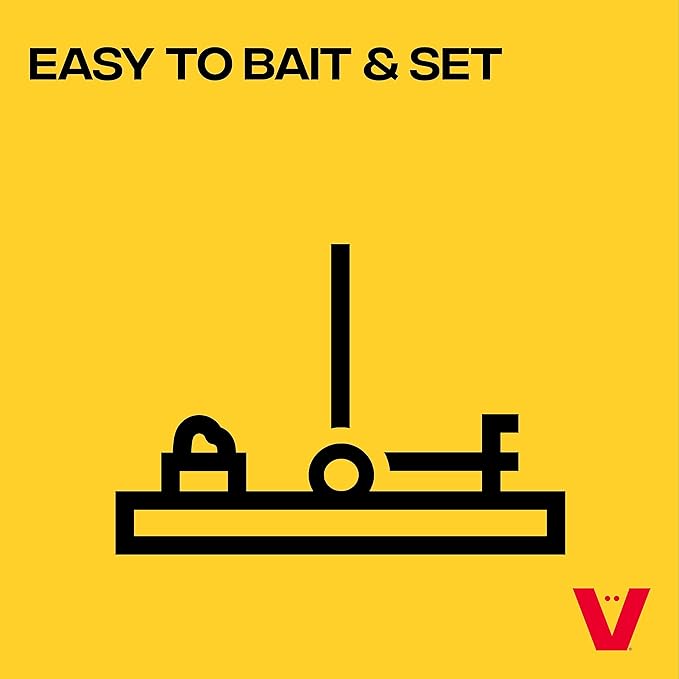Victor Power Kill Mouse Trap - M142-3B - Easy to Set Rat Trap - Humanely and Quickly Kills Mice - Versatile Placement Options - 3 Pack