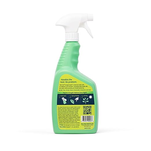 Wilt-Pruf® Drought Guard Spray | Organic Plant Protector | Shields Against Drought and Moisture Loss (32 oz)