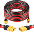 XT60 Extension Cable 10AWG 35FT With Male to Female Connector for Portable Power Station Solar Panel RC Battery