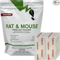 Nature-Cide Rat & Mouse Repellent | Long-Lasting, Plant-Based Pouches | Great Alternative to Moth Balls | 45–60 Day Protection | Mint Scent | Covers 300 Sq. Ft. Total (Pack of 12)