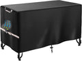 Rectangular Gas Fire Pit Table Cover 44 x 28 inch, Waterproof 600D Heavy Duty Fire Table Cover for 40 - 44 inch Patio Propane Firepit Tables