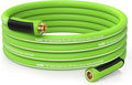 RAINPOINT Garden Hose 25ft - Flexible Heavy Duty Water Hose with Swivel Handle - lightweight, Hybrid Rubber, 5/8", Male to Female