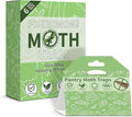 Pantry Moth Traps with Pheromones 6-Pack Safe and Effective for House Indoor Kitchen and Cupboard