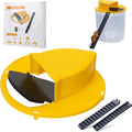 1Pack Mouse Trap Bucket- 5 Gallon Bucket Lid Mouse Rat Trap - Automatic Reset Flip and Slide Mouse Trap - Humane Mouse Rat Traps for Indoor Outdoor Use - Reusable