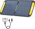 VTOMAN Portable Solar Panel for Solar Generator, 110W 19V Folding Solar Charger with 23% Efficiency, IP67 Waterproof and Adjustable Kickstands Design for Camping, RV, Outdoor Adventures (VS110)