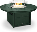 POLYWOOD® Round 48" Fire Pit Table in Green