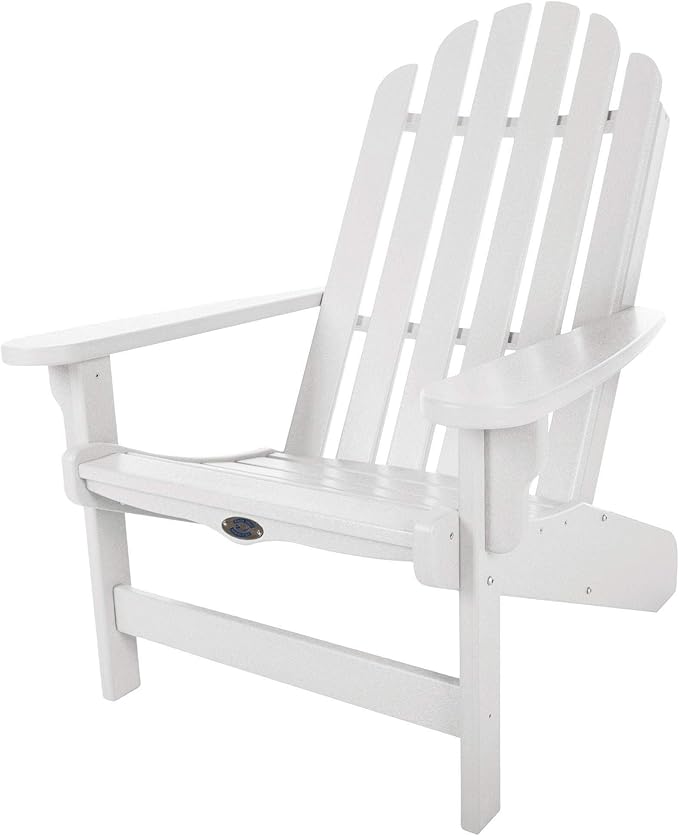 Nags Head Hammocks Classic Adirondack Chair, White