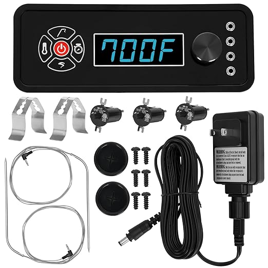 Control Panel Kit Compatible with Masterbuilt Gravity Series 560/800/1050 Outdoor Smoker Grills, Digital Control Board Replacement for 9904190036 9904200043 9904200004 (No Bluetooth or WiFi)