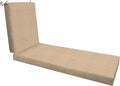Honeycomb Outdoor Essentials Chaise Lounge, 21 x 70, Hampton Texture Neutral Chair Cushion for Patio Furniture
