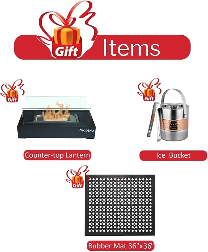 Elementi+ | Bundle Uluru Gas Fire Pit Cast Concrete 40" Square Fire Table, Outdoor Fire Pit Electronic Ignition | Canvas Cover, Fire Glass and Burner Lid Included | Sunlight Yellow | Propane Gas